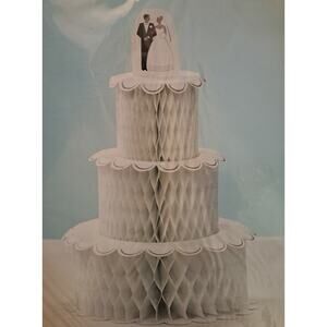Large Hallmark Party Express Wedding Cake Centerpiece
